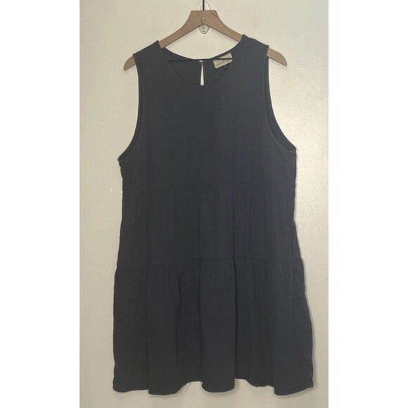 Universal Thread Dresses & Skirts - Universal Thread Sleeveless Tiered Dress XXL Blue Boho Hippie Pullover Teacher